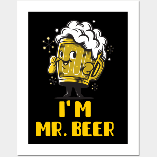 I Am Mr Beer (Yellow) Posters and Art